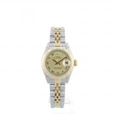 Ladies Rolex DateJust 69173 18ct Yellow Gold   Stainless Steel case with Gilt dial