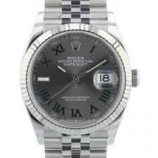 Gents Rolex Datejust 36 126234 Steel case with Wimbledon dial