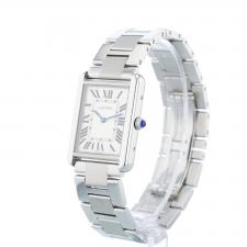 Gents Cartier Tank Solo 3169 Steel case with Silver dial