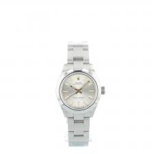 Ladies Rolex Oyster Perpetual 276200 Steel case with Silver dial