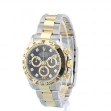 Gents Rolex Daytona 116503 18ct Yellow Gold Stainless Steel case with Black Diamond dial