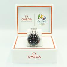 Gents Omega Seamaster 52230412001001 Stainless Steel case with Black Wave dial