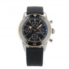 Gents Breitling Superocean Heritage Chrono 44 U13313 18ct Rose Gold   Stainless Steel case with Black dial