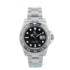 Gents Rolex GMT II 116710LN Steel case with Black dial