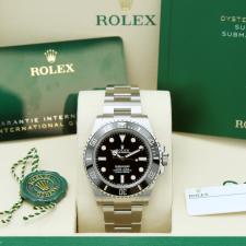 Gents Rolex Submariner Non Date 124060 Stainless Steel case with Black dial