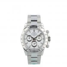 Gents Rolex Daytona 116520 Steel case with White dial
