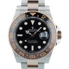 Gents Rolex GMT Master II 126711CHNR 18ct Rose Gold   Stainless Steel case with Black dial