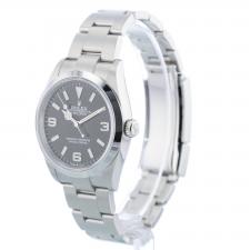 Gents Rolex Explorer 124270 Steel case with Black dial