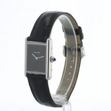 Gents Cartier Tank Must WSTA0072 Steel case with Black dial