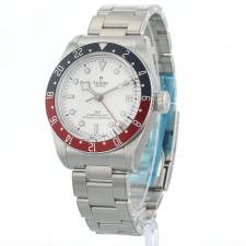 Gents Tudor Black Bay GMT 79830RB Steel case with White dial