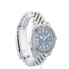 Gents Rolex GMT Master II 126710GRNR Stainless Steel case with Black dial
