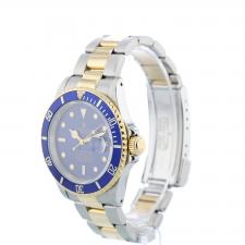 Gents Rolex Submariner Date 16613 18ct Yellow Gold   Stainless Steel case with Blue dial