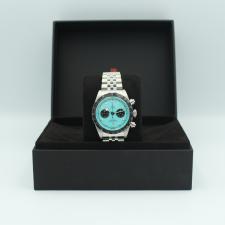 Gents Tudor Black Bay Chrono 79360N Steel case with Blue dial