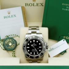 Gents Rolex Submariner Non Date 114060 Steel case with Black dial