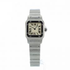 Ladies Cartier Santos 1565 Steel case with White dial