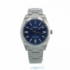 Gents Rolex Oyster Perpetual 41 124300 Steel case with Blue dial