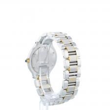 Ladies Cartier Must 21 1330 Gold Plated Stainless Steel case with Silver dial