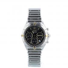 Gents Breitling Chronosextant B55046 Gold Plated   Stainless Steel case with Black dial