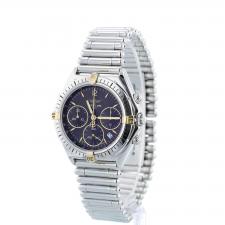 Gents Breitling Chronosextant B55046 Gold Plated   Stainless Steel case with Black dial