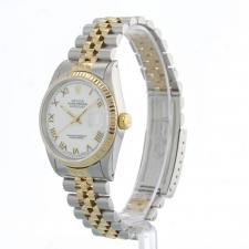 Gents Rolex Datejust 16233 18ct Yellow Gold   Stainless Steel case with White dial