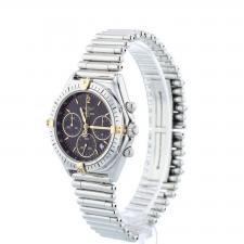 Gents Breitling Chronosextant B55046 Gold Plated   Stainless Steel case with Black dial