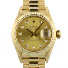 Ladies Rolex Datejust 79178 18ct Yellow Gold case with Gilt   Diamond dial