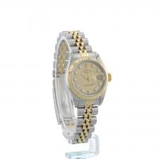 Ladies Rolex DateJust 69173 18ct Yellow Gold   Stainless Steel case with Gilt   Diamond dial
