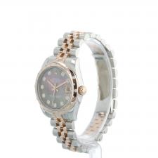Ladies Rolex DateJust 31 178341 18ct Rose Gold   Stainless Steel case with MOP Diamond dial