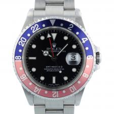 Gents Rolex GMT Master 16710 Steel case with Black dial