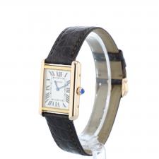 Ladies Cartier 3168 18ct Yellow Gold Stainless Steel case with Silver dial