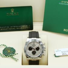 Gents Rolex Daytona 126519LN 18ct White Gold case with Silver dial