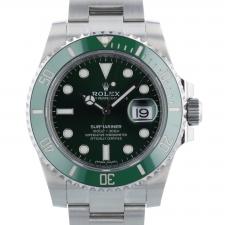Gents Rolex Submariner Date Steel case with Green dial