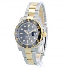 Gents Rolex Submariner Date 116613LN 18ct Yellow Gold Stainless Steel case with Black dial