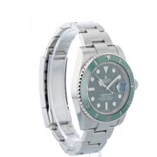 Gents Rolex Submariner Date 116610LV Stainless Steel case with Green dial