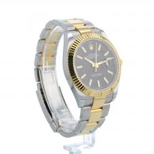 Gents Rolex Datejust 41 126333 18ct Yellow Gold Stainless Steel case with Black dial