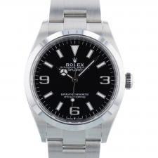 Gents Rolex Explorer 124270 Stainless Steel case with Black dial