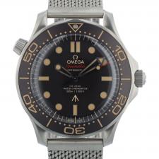 Gents Omega Seamaster 21090422001001 Titanium case with Brown dial