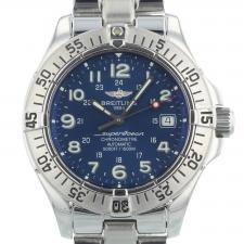 Gents Breitling Super Ocean A1736011 Steel case with Blue dial