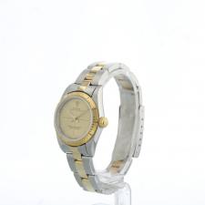 Ladies Rolex Oyster Perpetual 76243 18ct Yellow Gold   Stainless Steel case with Gilt dial