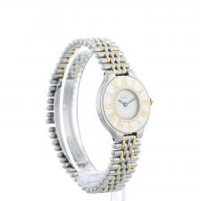 Ladies Cartier Must 21 1330 Gold Plated Stainless Steel case with Cream dial