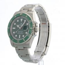 Gents Rolex Submariner Date 116610LV Steel case with Green dial