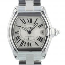 Gents Cartier Roadster W62025V3 Steel case with Silver dial