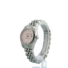 Ladies Rolex Datejust 179174 Steel case with Pink Diamond dial