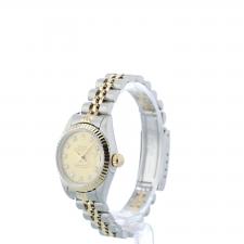 Ladies Rolex Datejust 79173 18ct Yellow Gold   Stainless Steel case with Gilt   Diamond dial