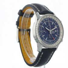 Gents Breitling Navitimer World A2432212/C651 Steel case with Blue dial