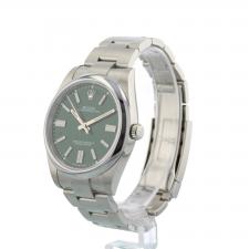 Gents Rolex Oyster Perpetual 41 124300 Steel case with Green dial