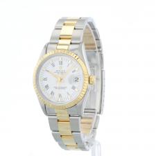 Gents Rolex Date 15223 18ct Yellow Gold   Stainless Steel case with White dial