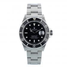 Gents Rolex Submariner Date 16610 Steel case with Black dial