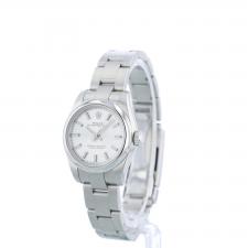 Ladies Rolex Oyster Perpetual 176200 Steel case with Silver dial