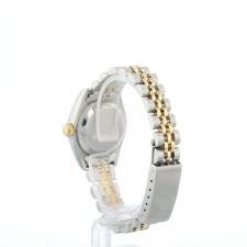 Ladies Rolex Datejust 69173 18ct Yellow Gold   Stainless Steel case with White dial
